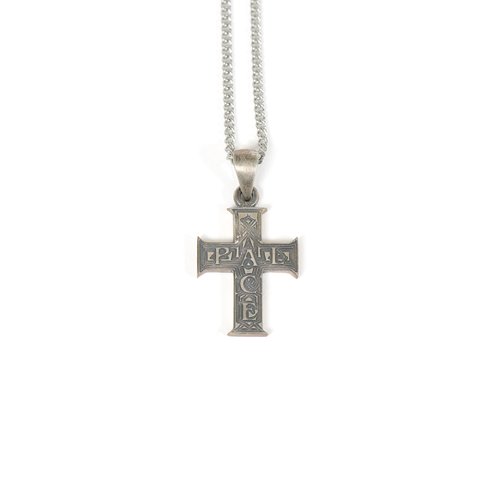 Palace Cross Pendant Silver