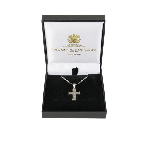 Palace Cross Pendant Silver - Colorway