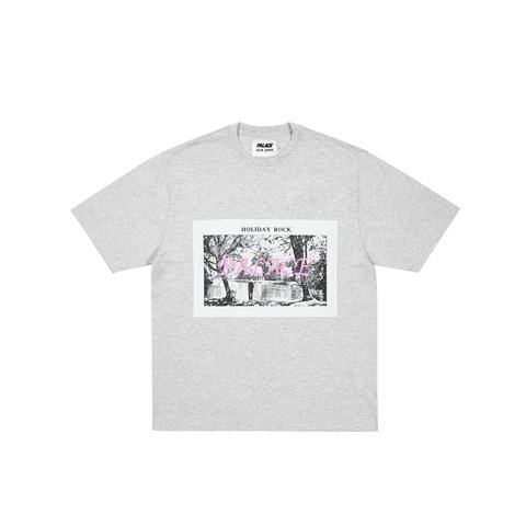 Palace Dick Jewell T Shirt Grey Marl
