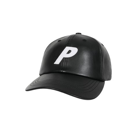 Palace Faux Leather P 6 Panel Black