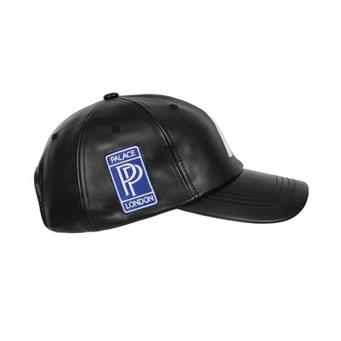Palace Faux Leather P 6 Panel Black - Colorway