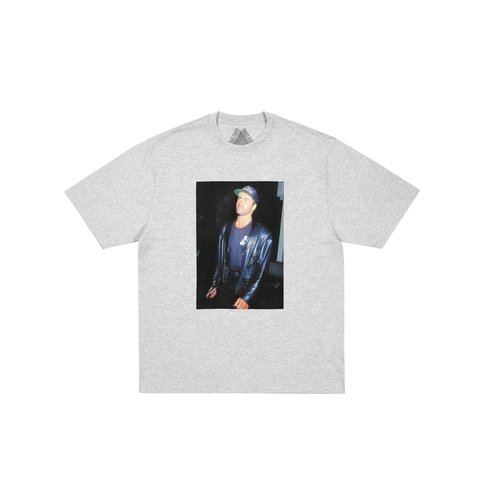 Palace George Michael T Shirt Grey Marl