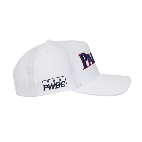 Palace Golf P Frame 5 Panel Snapback White - Colorway