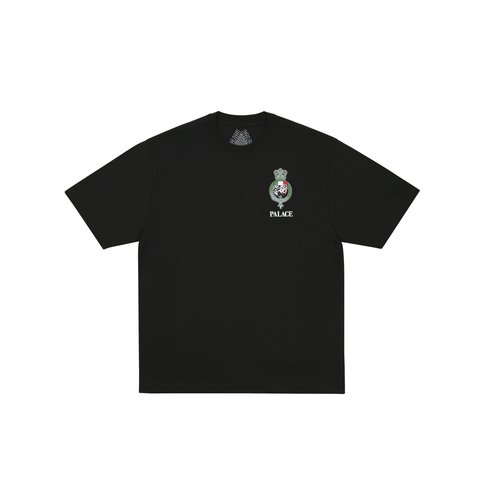 Palace Heavy Crest T Shirt Black