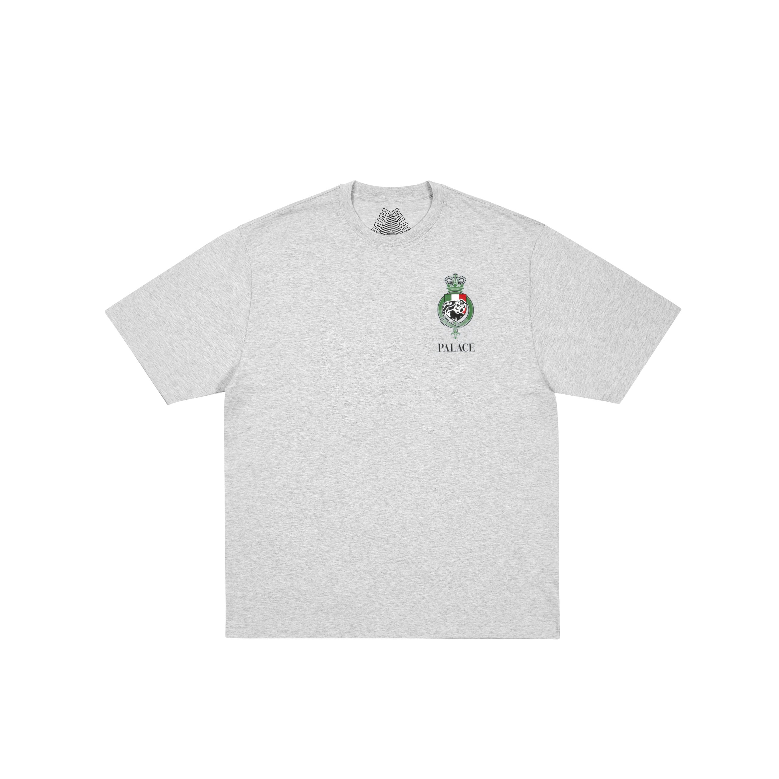 HEAVY CREST T-SHIRT GREY MARL