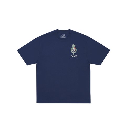 Palace Heavy Crest T Shirt Navy