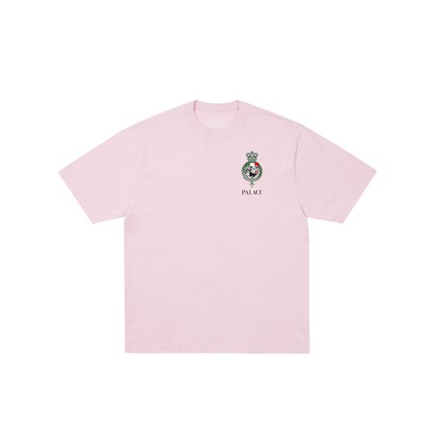 Palace Heavy Crest T Shirt Sweet Pink