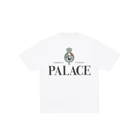 Palace Heavy Crest T Shirt White - Colorway