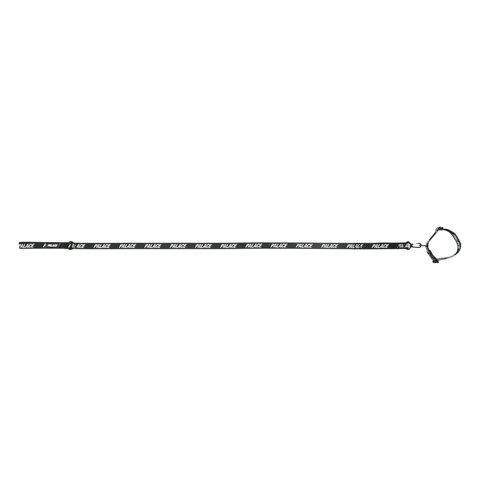 Palace Jacquarded Dog Collar And Lead Black - Colorway