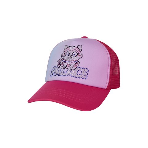 Palace Kitty Rhinestone Trucker Sweet Pink
