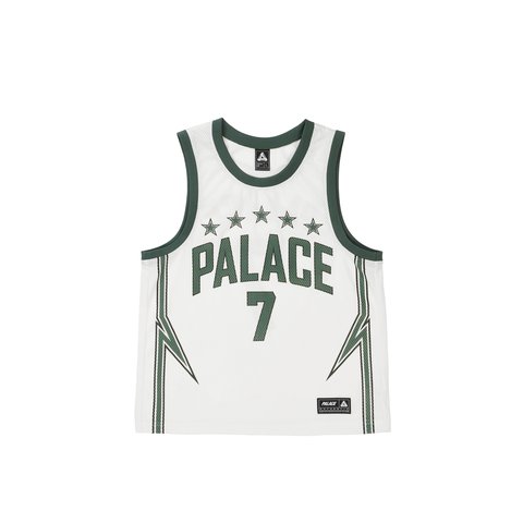 Palace Lightning Basketball Vest White Green