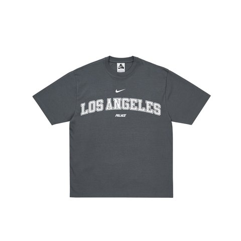Palace Palace Nike Shop T Shirt Los Angeles Grey