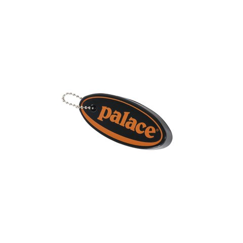Palace Palace Oval Float Keyring Black