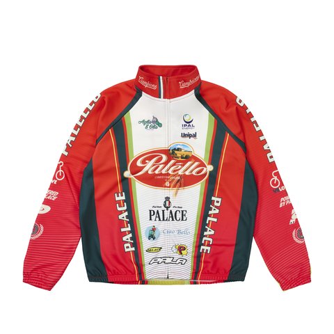 Palace Palello Cycling Zip Jacket Red