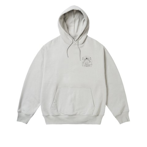 Palace Paltruvian Tri Hood Concrete Grey