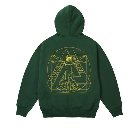 Palace Paltruvian Tri Hood Racey Green - Colorway