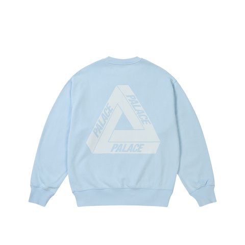 Palace Pigment Tri Crew Skyline Blue - Colorway