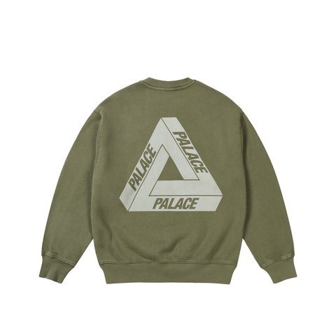 Palace Pigment Tri Crew The Deep Green - Colorway