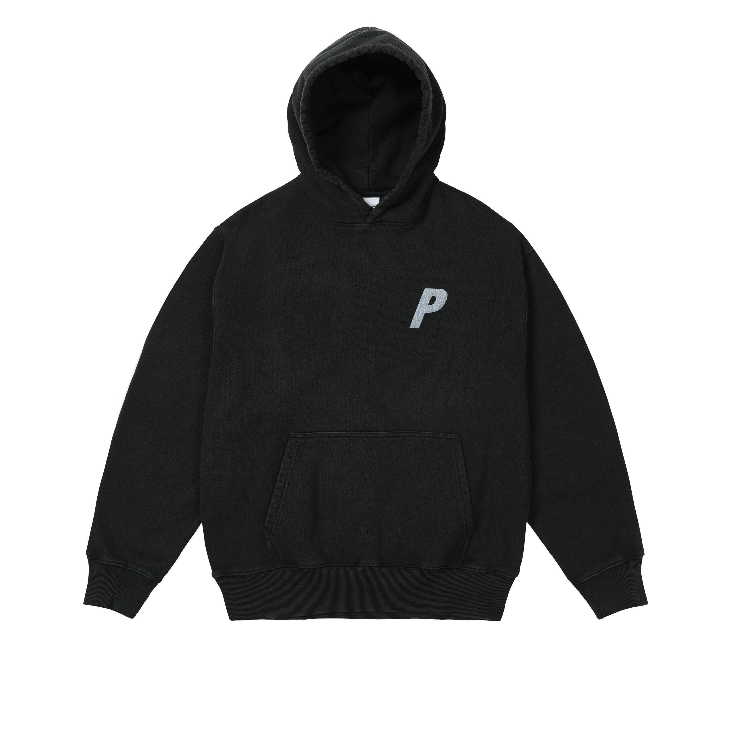 RUBBED P3 HOOD BLACK