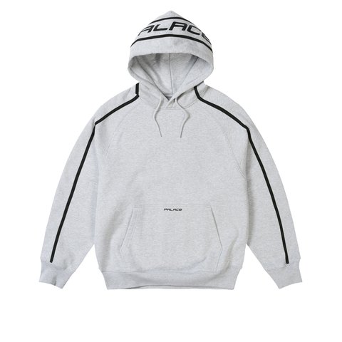 Palace Runner Hood Grey Marl