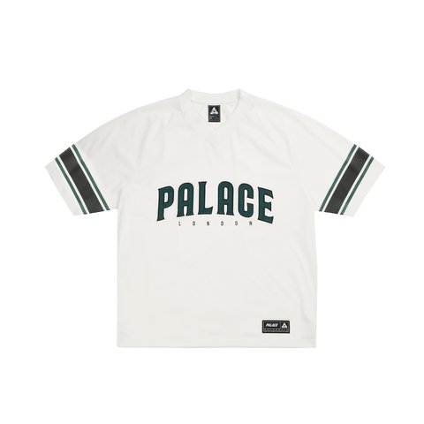 Palace Satin The Park Mesh Jersey White