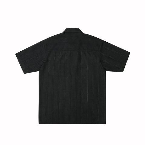 Palace Script Texture Shirt Black - Colorway
