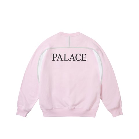 Palace Scrum Crew Sweet Pink - Colorway