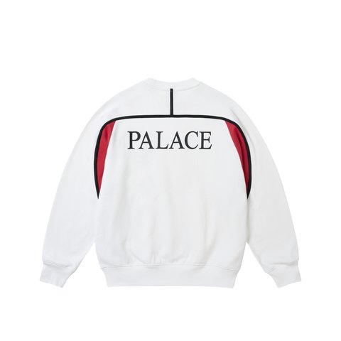 Palace Scrum Crew White - Colorway