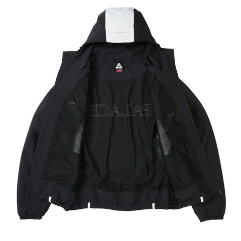 Palace Scrum Hooded Shell Jacket Black - Colorway