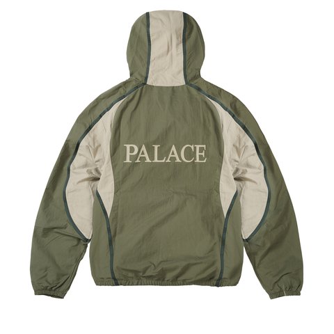 Palace Scrum Hooded Shell Jacket Olive - Colorway