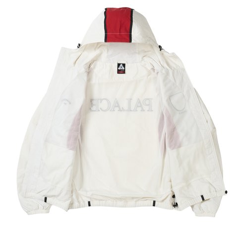 Palace Scrum Hooded Shell Jacket White - Colorway