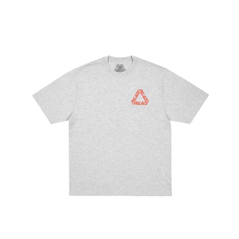 Palace Snakey P3 T Shirt Grey Marl