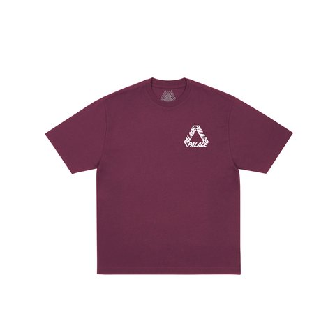 Palace Snakey P3 T Shirt Rich Wine