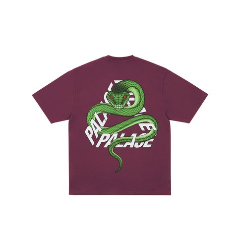 Palace Snakey P3 T Shirt Rich Wine - Colorway