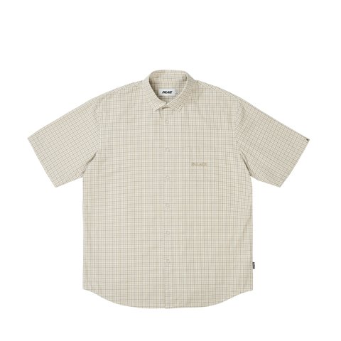 Palace Standard Check Shirt Tan