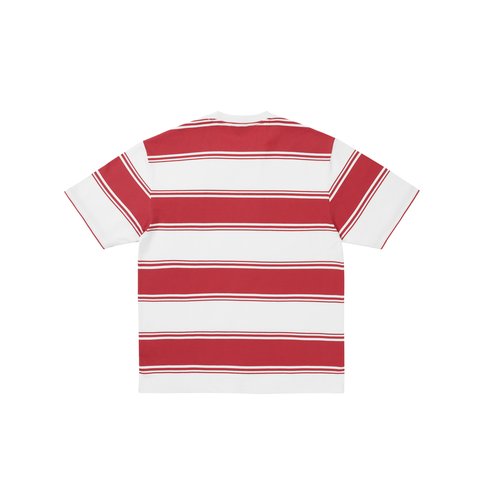 Palace Tidy Stripe T Shirt Red - Colorway