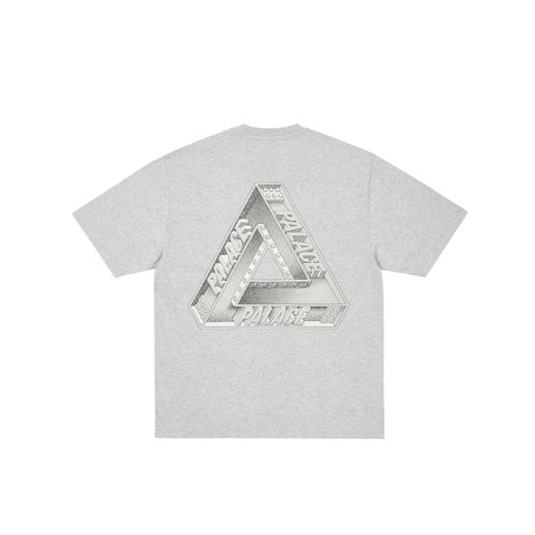 Palace Tri Girders T Shirt Grey Marl - Colorway
