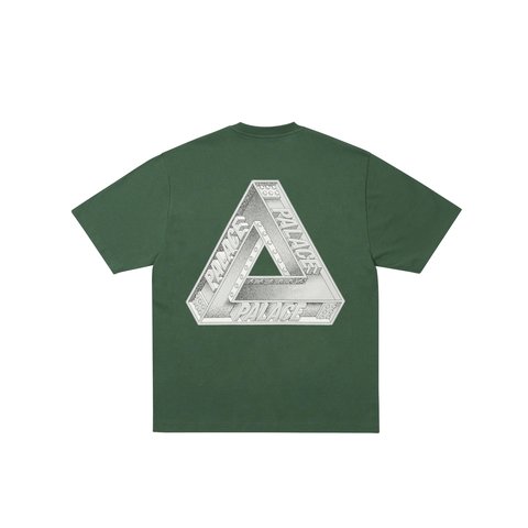 Palace Tri Girders T Shirt Racey Green - Colorway
