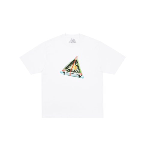 Palace Tri Onigiri T Shirt White