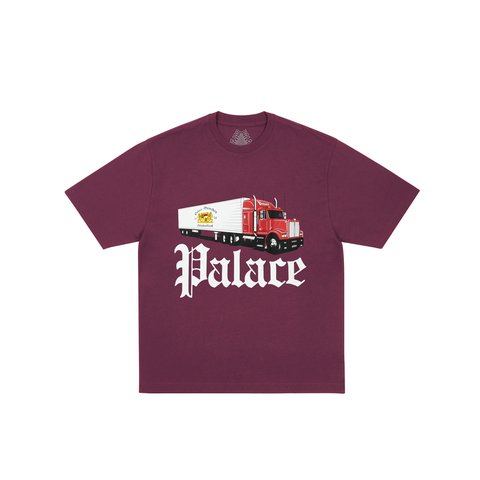 Palace Truck Off T Shirt Rich Wine