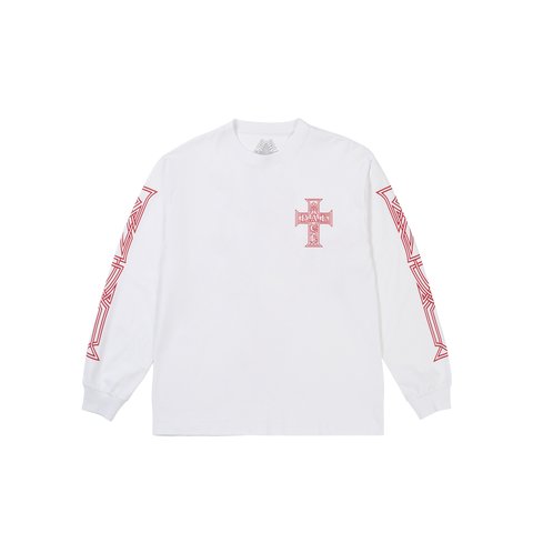 Palace Y So Cross Longsleeve White