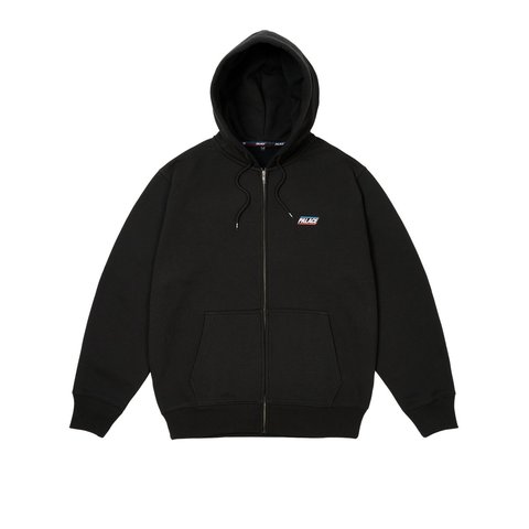 Palace BASICALLY A ZIP HOOD BLACK - Style 1