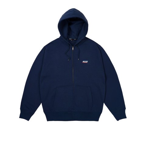 Palace BASICALLY A ZIP HOOD NAVY - Style 1
