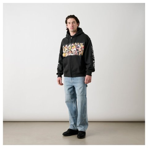 Palace DICK JEWELL ZIP HOOD BLACK - Style 3