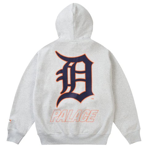 Palace PALACE DETROIT TIGERS HOOD GREY MARL - Style 4
