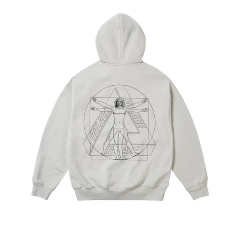 Palace PALTRUVIAN TRI HOOD CONCRETE GREY - Style 2