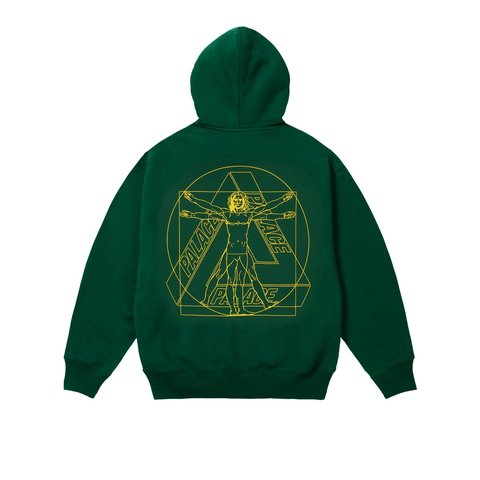 Palace PALTRUVIAN TRI HOOD RACEY GREEN - Style 2