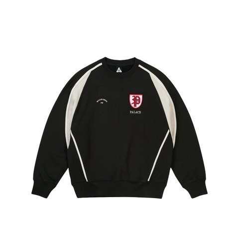 Palace SCRUM CREW BLACK - Style 5