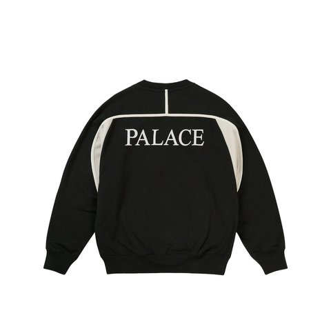 Palace SCRUM CREW BLACK - Style 5