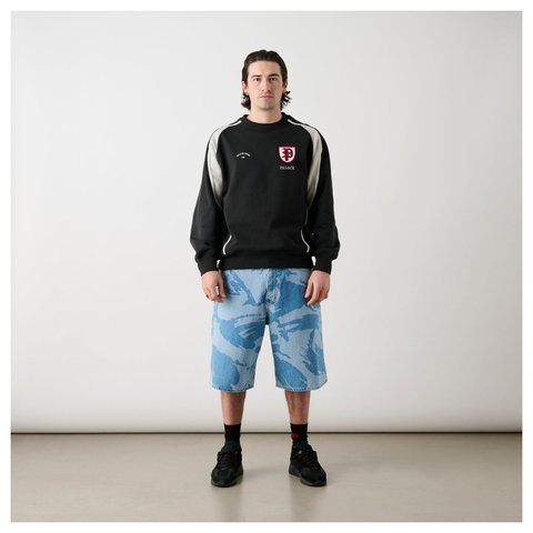 Palace SCRUM CREW BLACK - Style 5